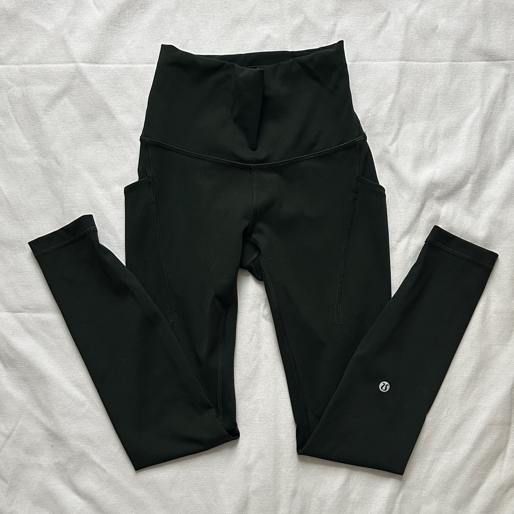 Lululemon Dark Green Leggings Size 2
